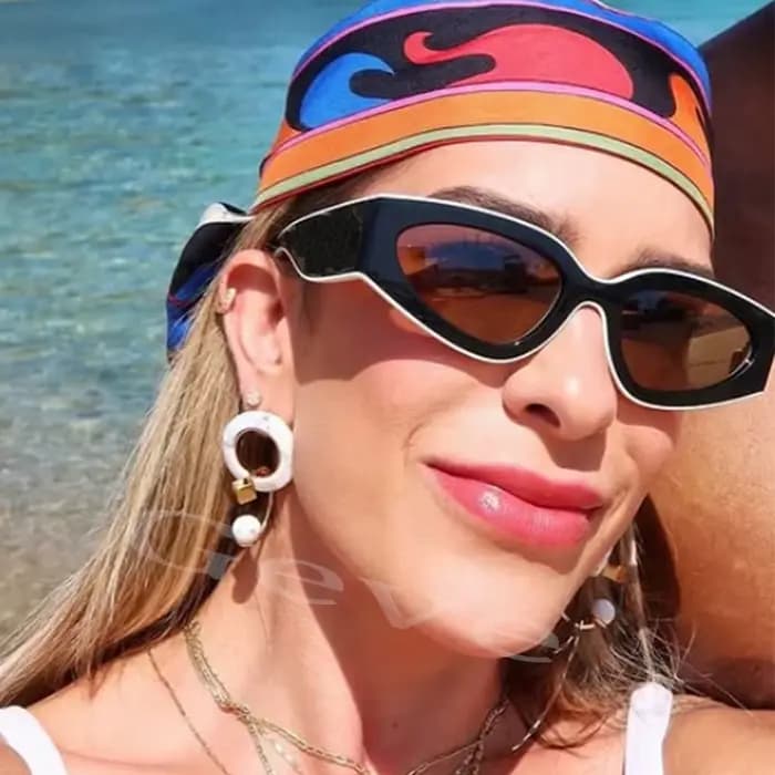 Lunettes de soleil œil de chat de luxe pour femmes