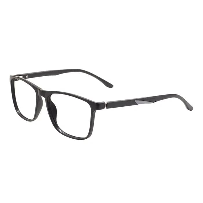 Grand cadre de lunettes rectangulaire TR90 pour hommes et femmes