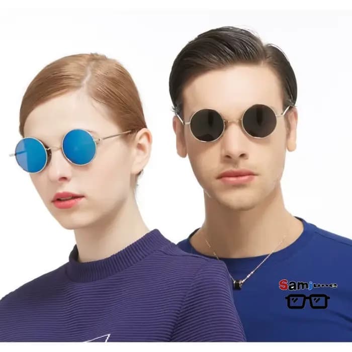 Lunettes de soleil polarisées rondes classiques de la marque Samjune