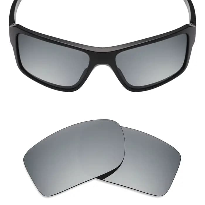Lentilles polarisées/non polarisées de remplacement ezoptix123 pour lunettes de soleil Oakley Double Edge OO9380 - 66 mm