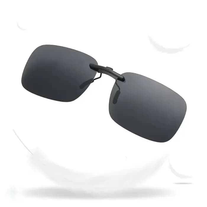Lunettes de soleil à clipser sans monture