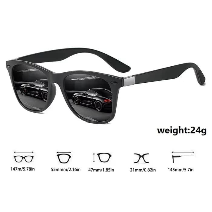 Lunettes de soleil carrées classiques