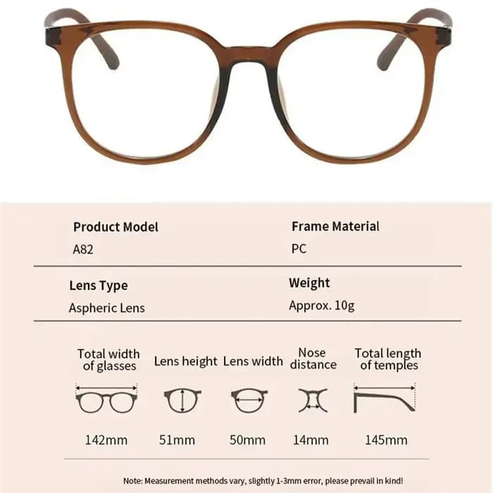 Lunettes de myopie finies de luxe pour dames