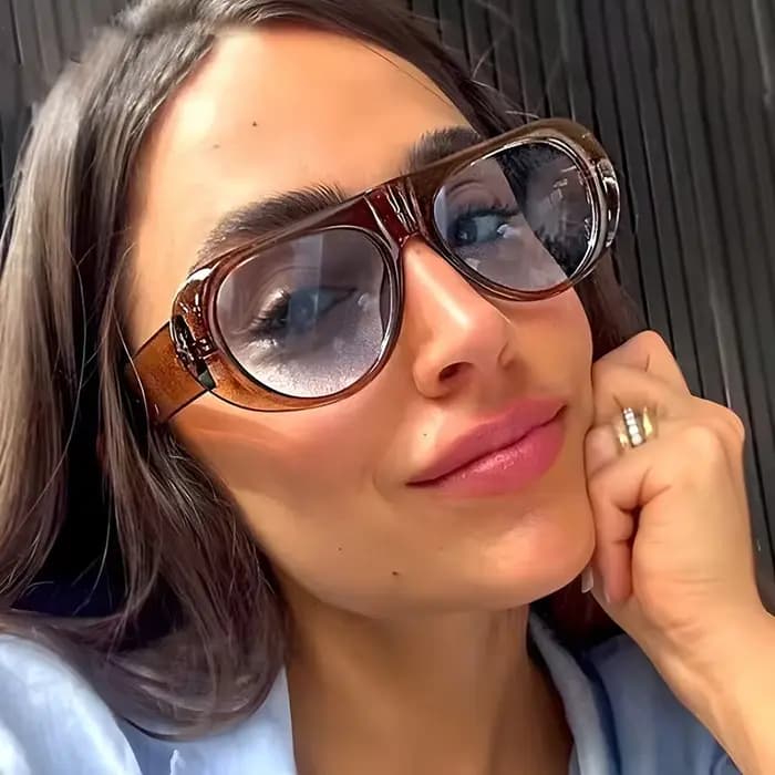 Nouvelles lunettes de soleil ovales femmes hommes Cool marque concepteur