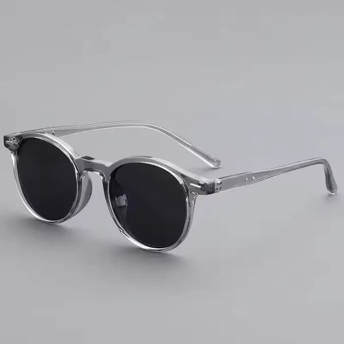 Lunettes de soleil rondes vintage pour femmes et hommes