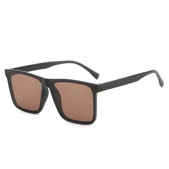 Lunettes de soleil à monture carrée punk pour femmes et hommes