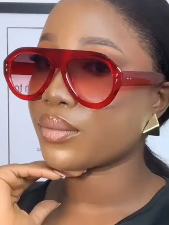Lunettes de soleil vintage surdimensionnées pour femmes et hommes