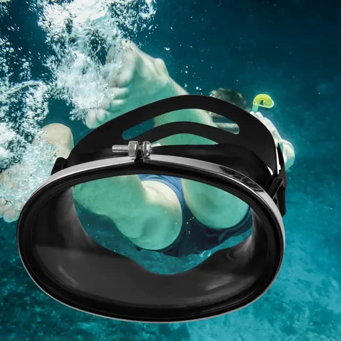 Masque de plongée avec tuba