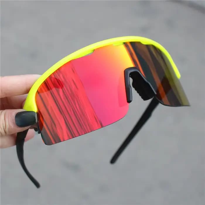 Lunettes de cyclisme néon pour adultes