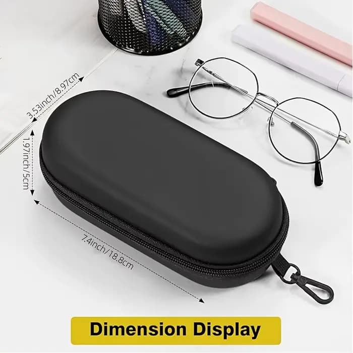 Boîte de rangement portable pour deux paires de lunettes