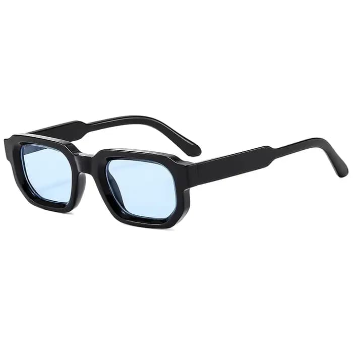 LAURINNY tendance rétro carré femmes lunettes de soleil marque Design clair gris cadre jaune lentille