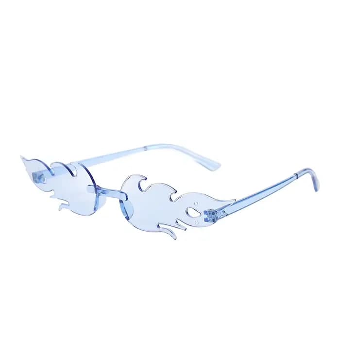 Lunettes de soleil flamme sans bords
