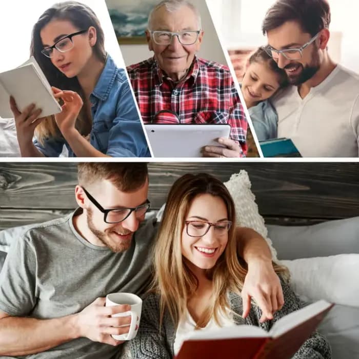Lunettes de lecture surdimensionnées pour hommes et femmes
