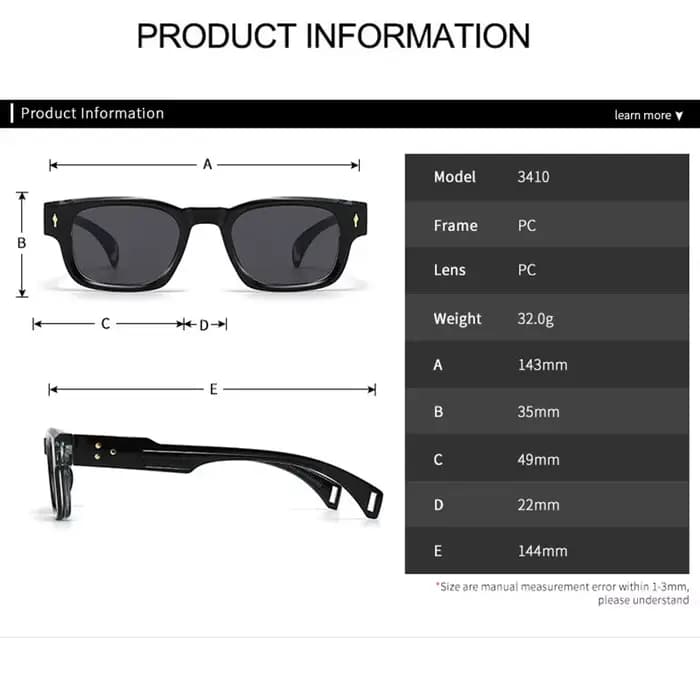 Lunettes de soleil rétro RiSALE