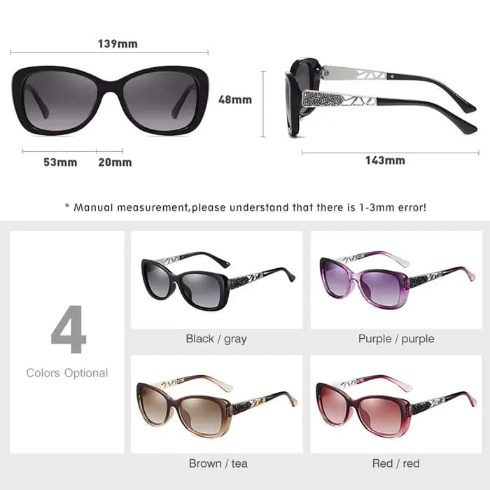 LM 2024 femmes lunettes De Soleil dégradé lentille polarisée Design De luxe dames élégant UV400
