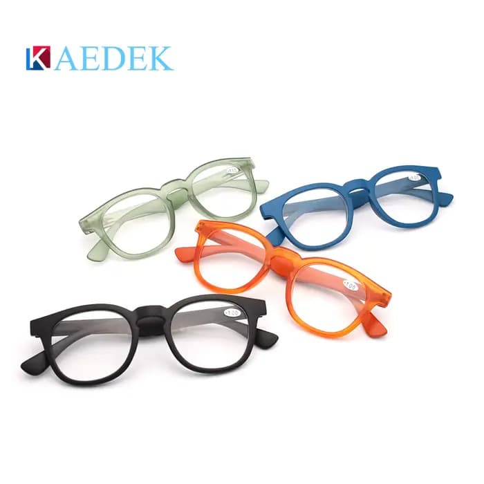 KAEDEK 2025 lunettes de lecture de marque transparentes rondes hommes femmes