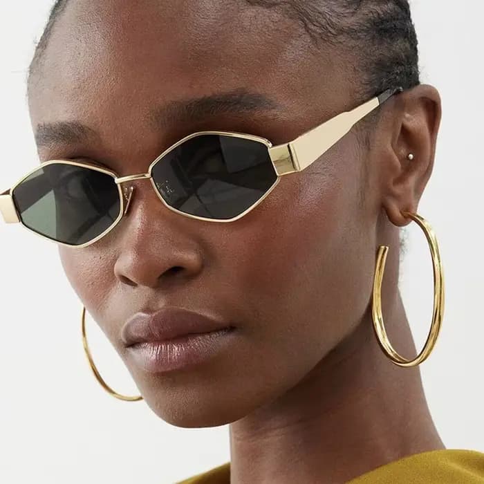 Lunettes de soleil rétro punk pour femmes