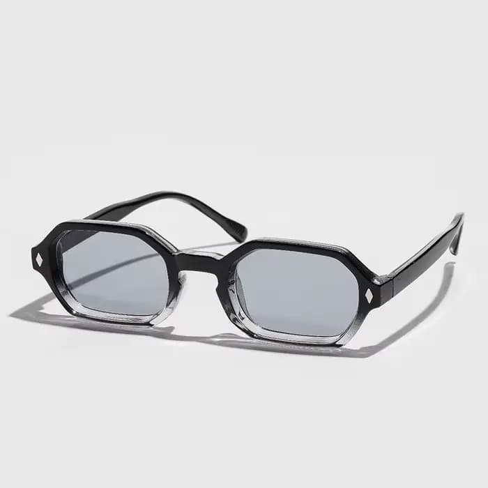 Lunettes de soleil à petite monture carrée