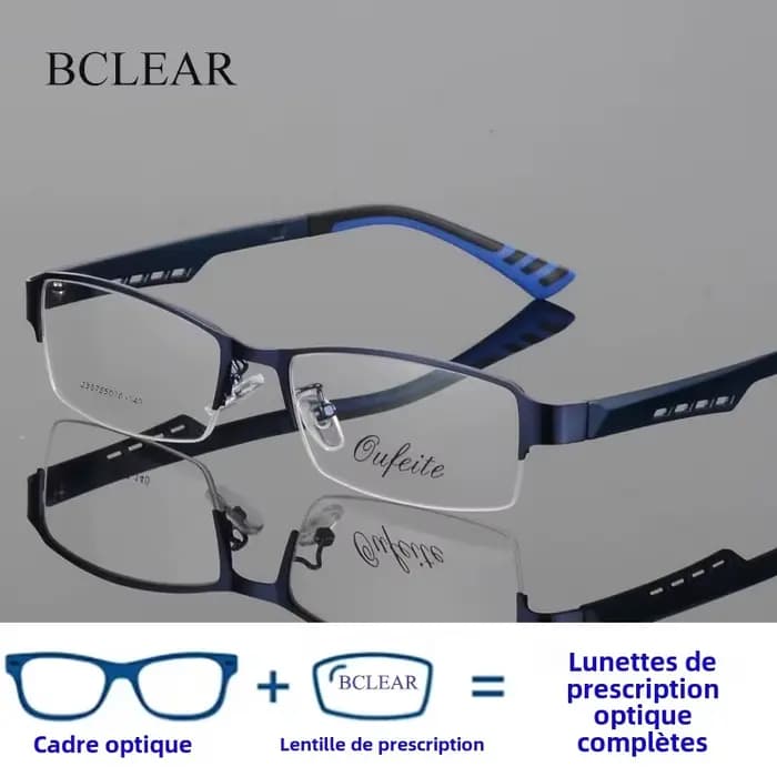 Lunettes optiques myopes pour hommes