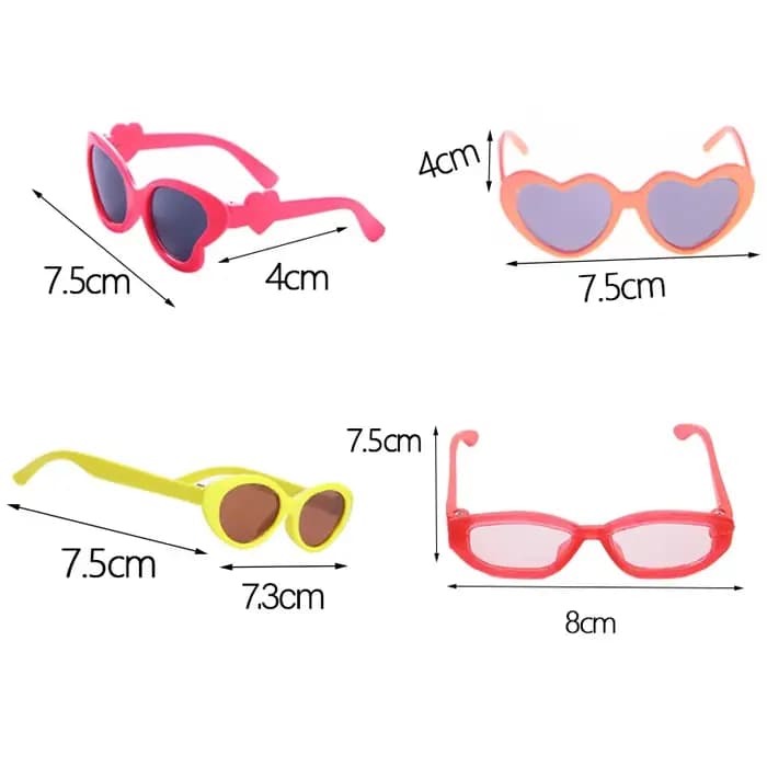 Lunettes colorées pour poupée Pop, pour poupée américaine de 18 pouces et poupée bébé de 43 cm, accessoires vestimentaires, jouet pour fille Our Generation