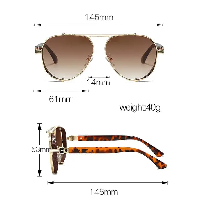 Vintage 2025 lunettes de soleil pour hommes