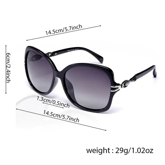 Lunettes de soleil carrées surdimensionnées pour femmes