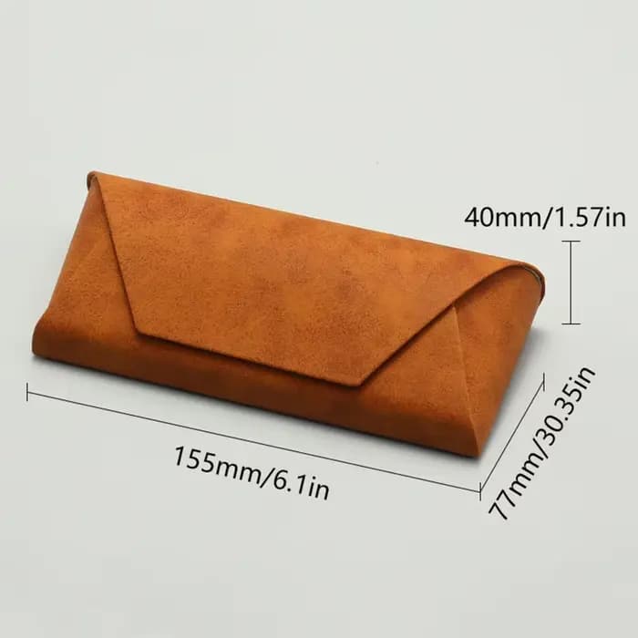 Juste en cuir PU pour lunettes de soleil pour hommes et femmes