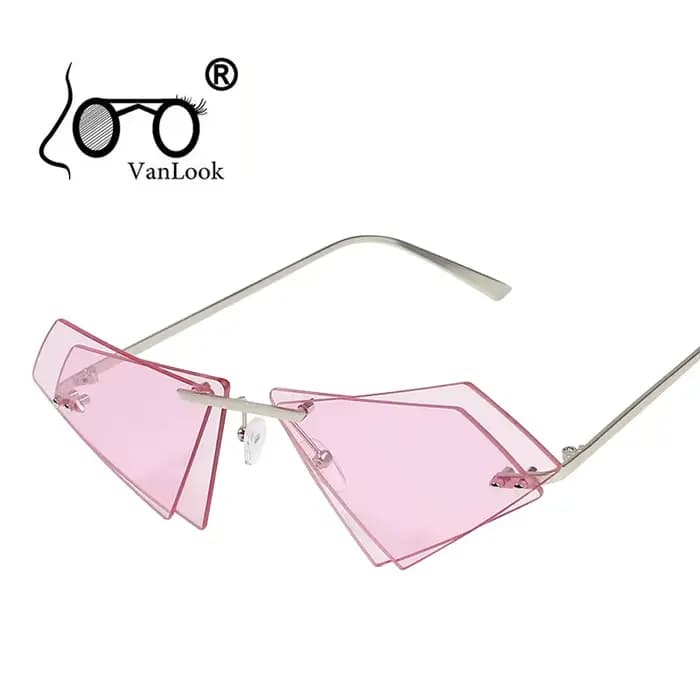 Lunettes de soleil en cristal femmes hommes