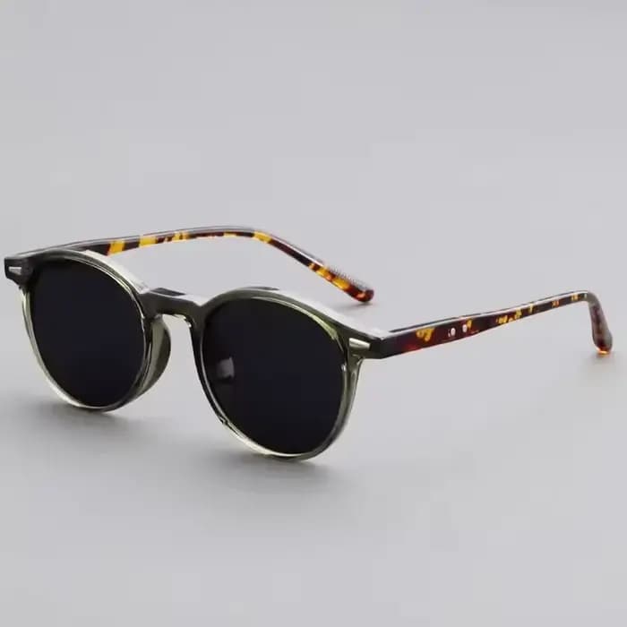 Lunettes de soleil rondes vintage pour femmes et hommes