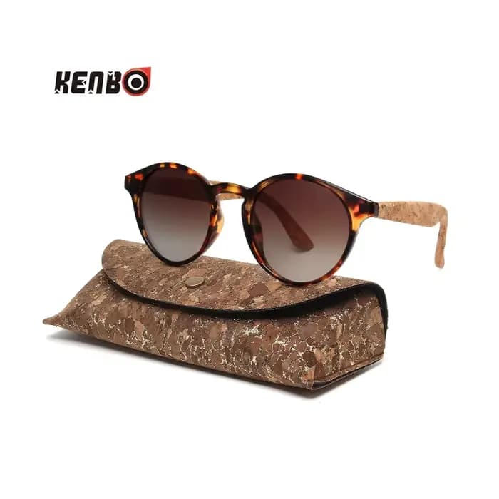 Kenbo-Lunettes de soleil polarisées ovales en bambou pour hommes et femmes
