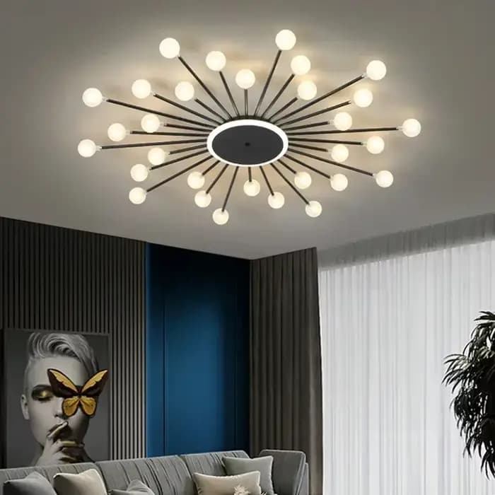 Lustres en verre modernes pour salon lustre créatif chambre cuisine LED lumières éclairage intérieur décoration luminaires lampe