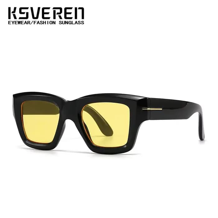 Lunettes de soleil teintées à monture épaisse pour myopie