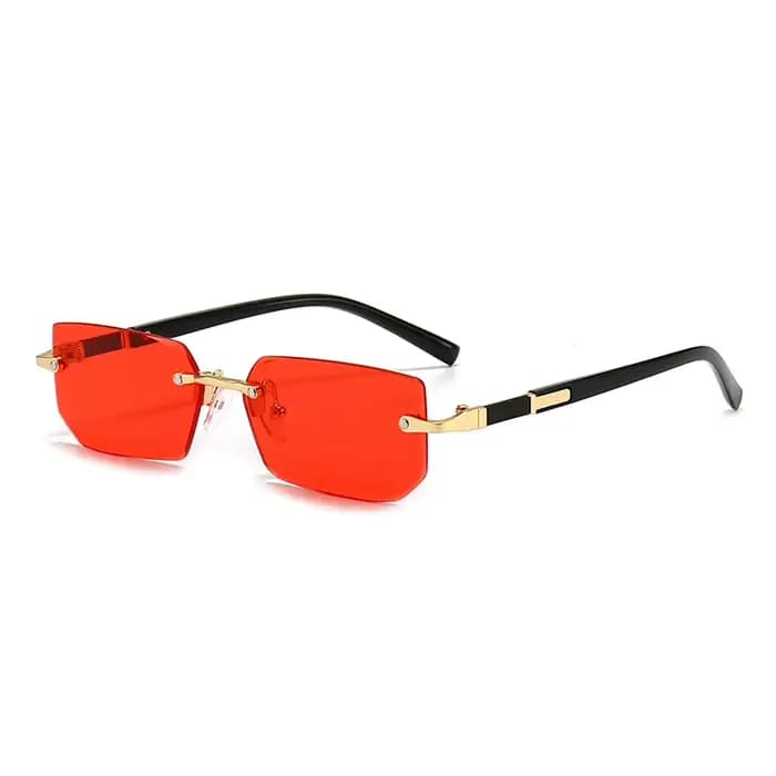 Lunettes de soleil rectangulaires sans bords