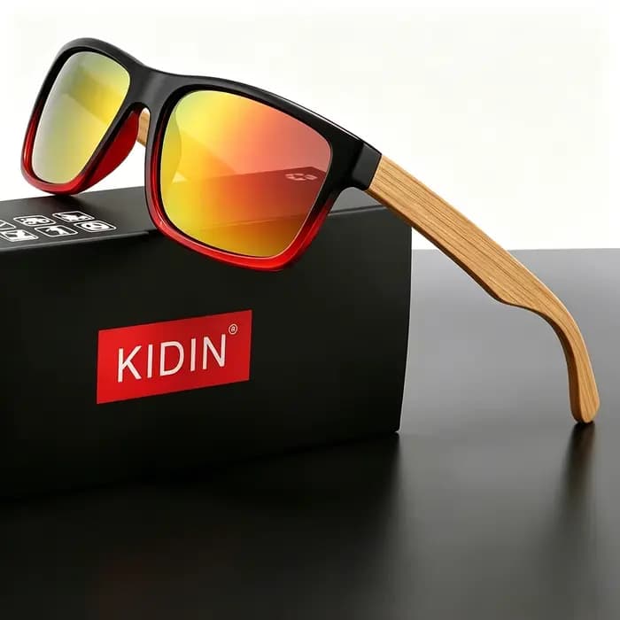 Lunettes de soleil en bambou écologiques pour un style de vie en plein air