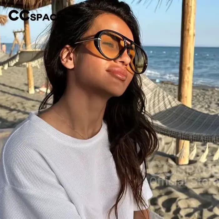 Lunettes de soleil surdimensionnées à la mode pour femmes