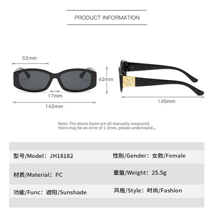 Lunettes de soleil ovales à petite monture pour femmes 2026 – Tendances mode rectangulaires pour dames