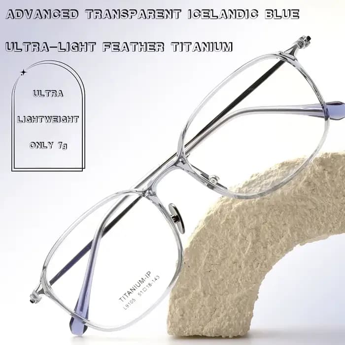 Lunettes ultralégères en titane pour femmes