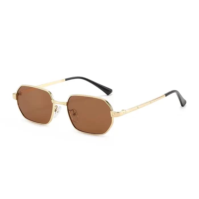Lunettes de soleil carrées minimalistes pour hommes