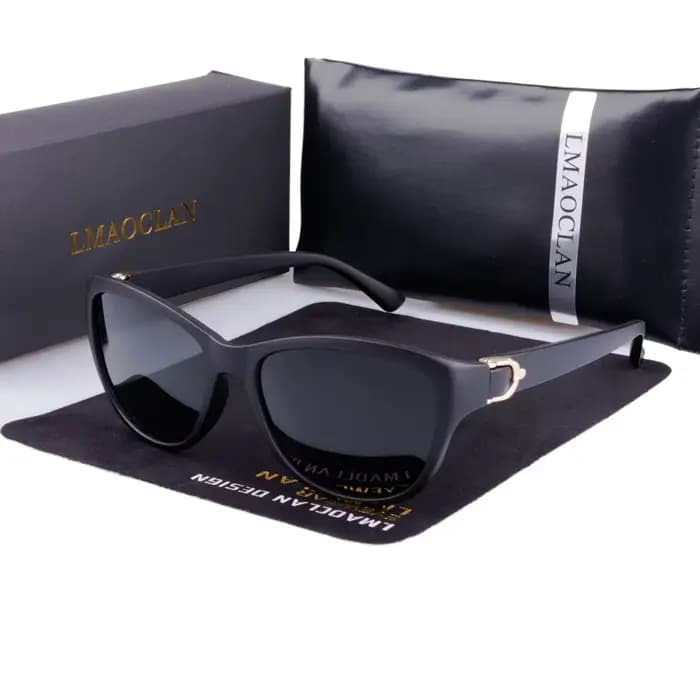 Femmes lunettes de soleil polarisées de luxe mode dames Vintage marque concepteur femme