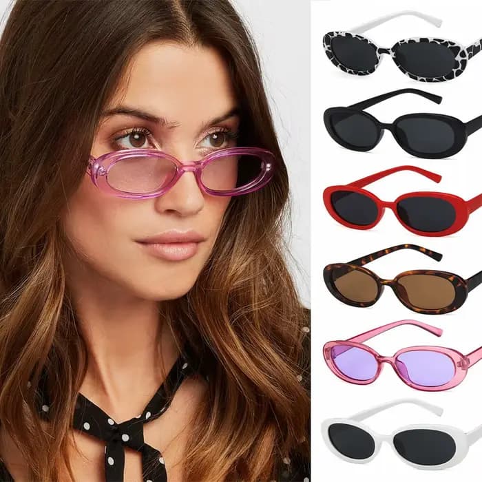 Lunettes de soleil en plastique pour femmes