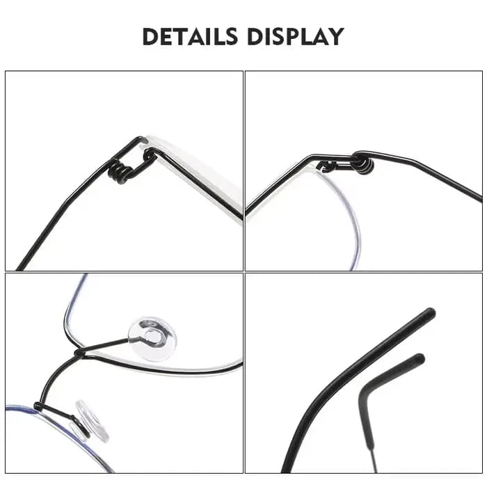 Nicholas Lindberg-like nouvelles lunettes mode Air titane jante cadre optique homme femmes
