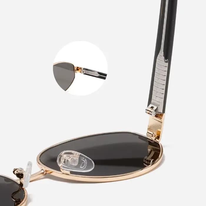 COHK nouvelles lunettes de soleil ovales à la mode pour femmes hommes marque de luxe Design monture en métal