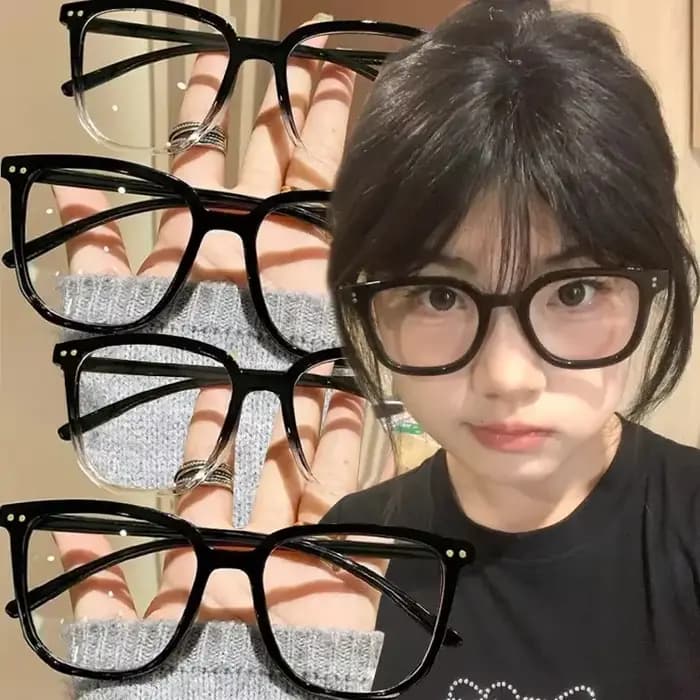 Lunettes japonaises noires