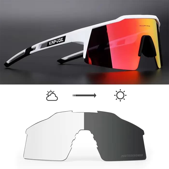 Lunettes de cyclisme photochromiques pour hommes et femmes
