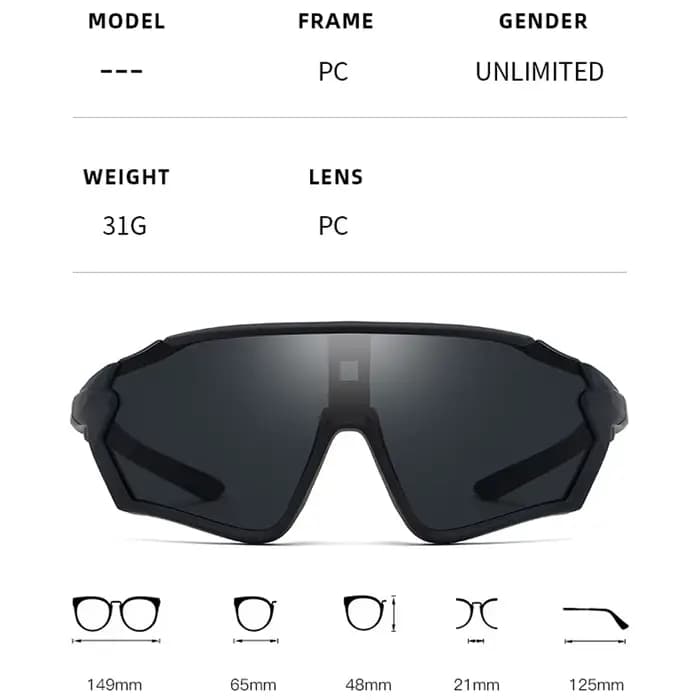 OMEKOL flambant neuf lunettes de cyclisme hommes femmes UV400