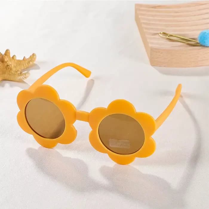 Nouveau soleil fleur enfants lunettes
