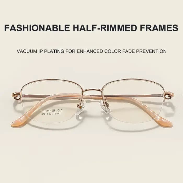 Haute qualité titane ultra-léger Vintage femmes montures de lunettes rétro luxe