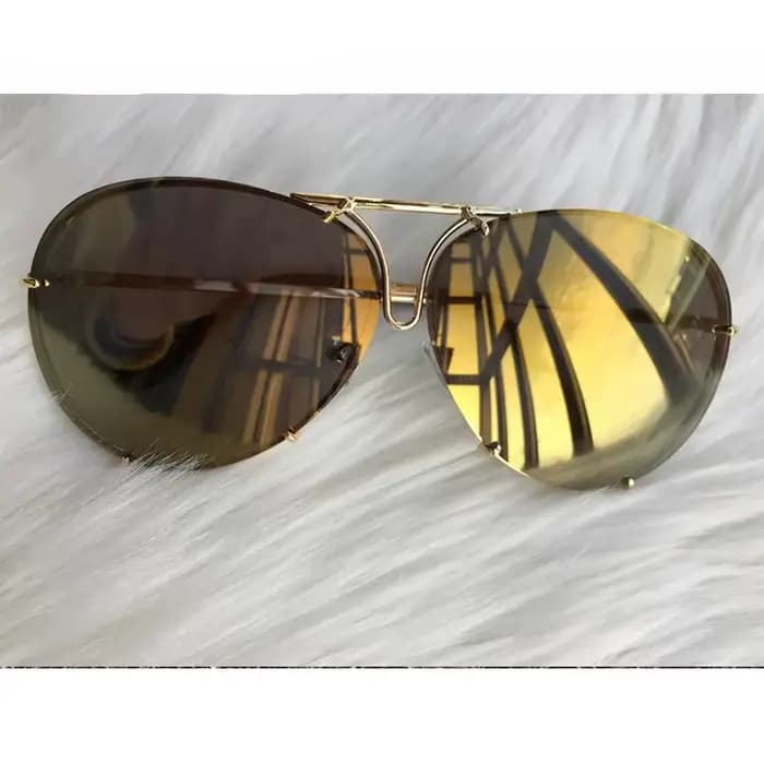 Lunettes de soleil oversize miroir pour femme