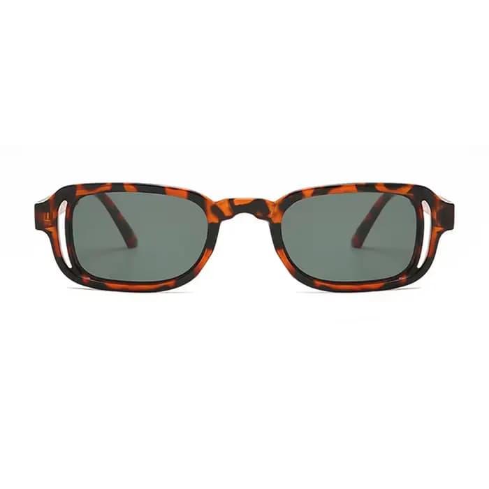 Lunettes de soleil rectangulaires de luxe pour femmes
