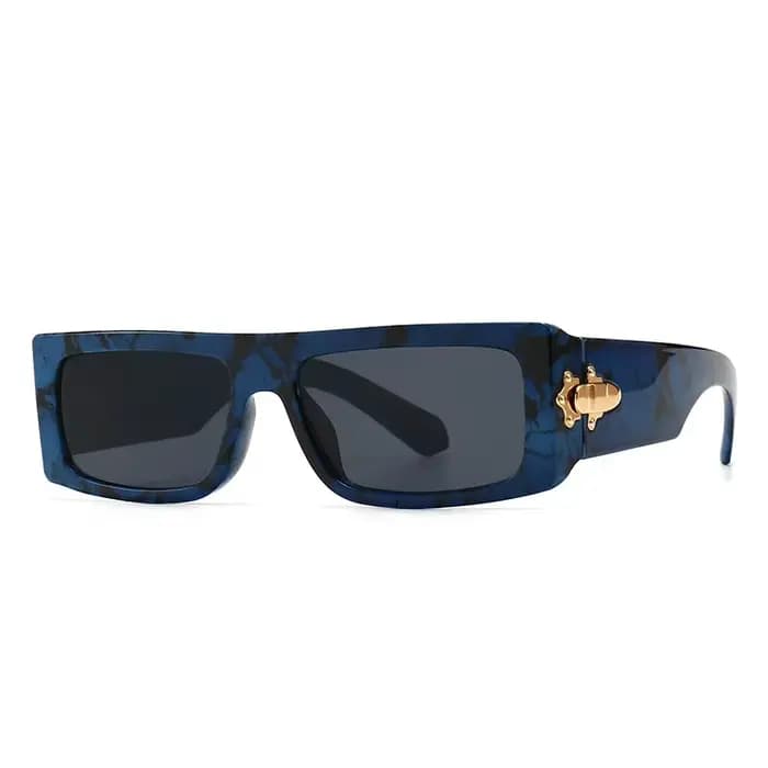 Lunettes de soleil carrées vintage pour femmes et hommes